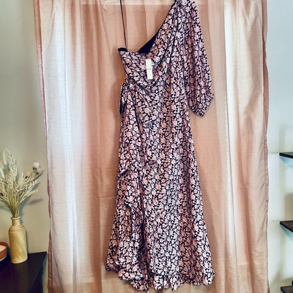 NWT J Crew Collection Limited Edition Ruffle Hem Dress in Glory Floral 12 - Picture 3 of 8